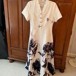 Women’s Dress with Black Floral NWOT Size M